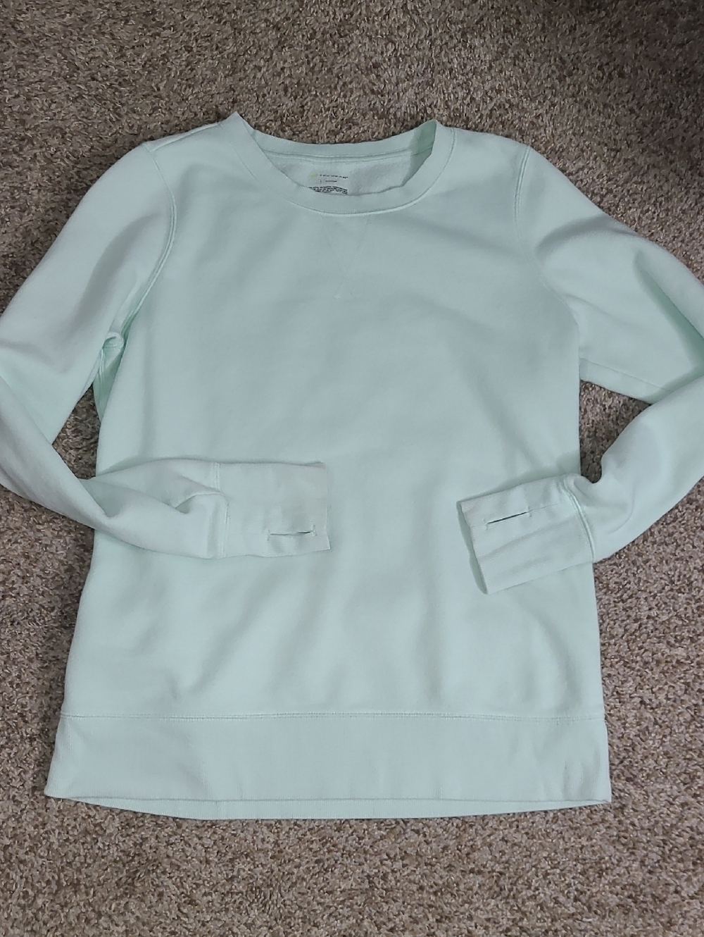 Tek Gear Light Mint Crewneck Sweatshirt